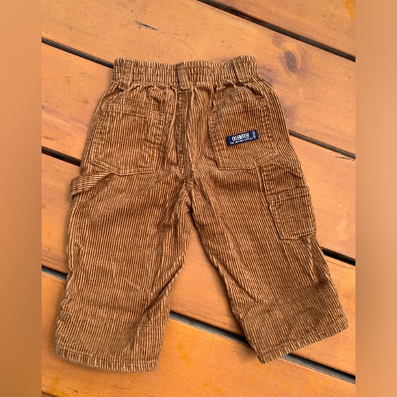 BNWT OshKosh Brown Corduroy Pants Sz 6-9M - Picture 2 of 6